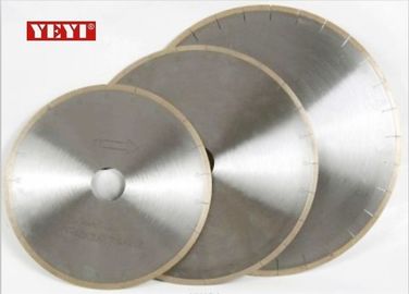 Super Thin ต่อเนื่องริมเพชรเห็นใบมีดสำหรับตัดขอบพื้นหินอ่อนหินปูน