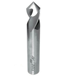 OEM ไมโคร - ข้าวแข็งคาร์ไบด์คาร์ไบด์ CNC BITS ด้วย 90 ° V Grooving Sprial Bits