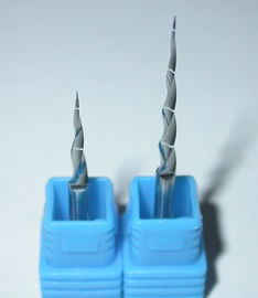 CNC ไมโคร - เมล็ดคาร์ไบด์สองขลุ่ยเกลียว CNC Bits คาร์ไบด์สำหรับการตัดไม้ลามิเนต, หินเทียมพลาสติก