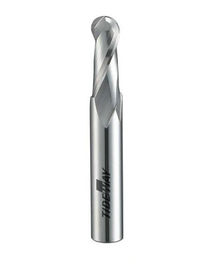 CNC Bits คาร์ไบด์ไมโคร - ข้าวแข็งคาร์ไบด์ Sprial Ballnose BITS ด้วยคู่ - ด้านข้างบางชิ้น