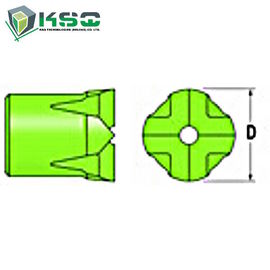 ที่มีประสิทธิภาพสูง 45mm 2 &quot;ดอกสว่านเจาะ H25 ข้าม Bits เหล็ก CNC