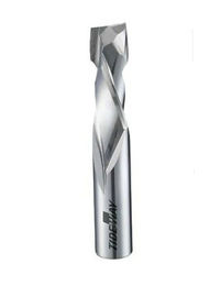 OEM และ ODM ไมโคร - ข้าวแข็งคาร์ไบด์ 2 ฟันบีบอัดเกลียว Bits CNC คาร์ไบด์บิต
