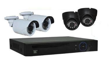 4-Channel PoE NVR ชุด 1080P ดิจิตอลด้วย 10M - 20M Night Vision